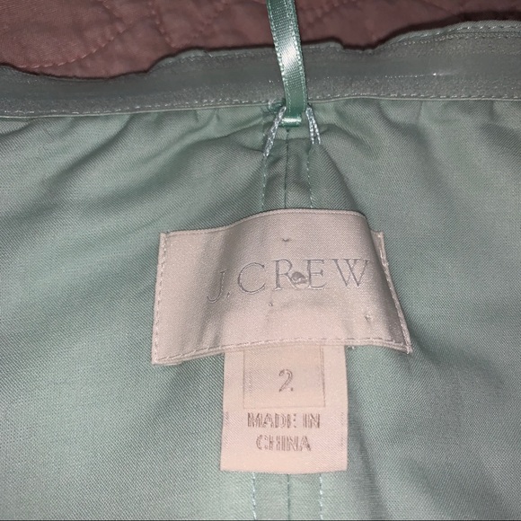 J. Crew | Mint Green Strapless Dress - Picture 6 of 7